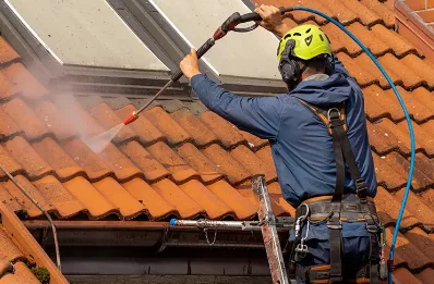 Démoussage et hydrofuge de toiture à Cercier